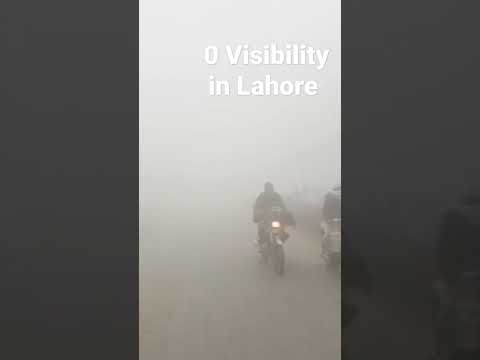 0 Visibility in #Lahore #viral #smoke #VON #VoiceofNews #Weather #Report #winter