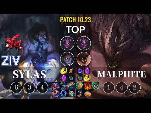ahq Ziv Sylas vs Malphite Top - KR Patch 10.23