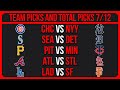 MLB Picks Today 7 12 25 MLB Picks Predictions Today 7 12 25