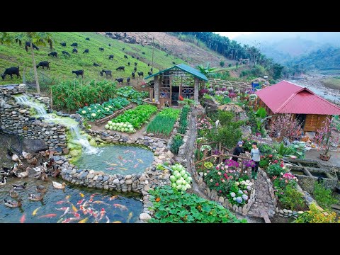 From Bare Land to Paradise in RECORD Time 😳 | Off-Grid Farm, Roses, Stone & Livestock