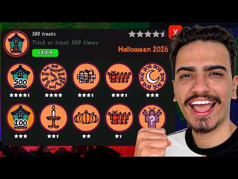 TODAS as CONQUISTAS do HALLOWEEN no 99 NOITES NA FLORESTA 🥇🎃