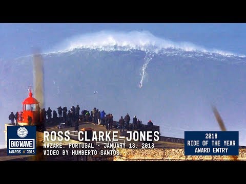Ross Clarke-Jones at Nazaré 2  - 2018 Ride of the Year Award Entry - WSL Big Wave Awards