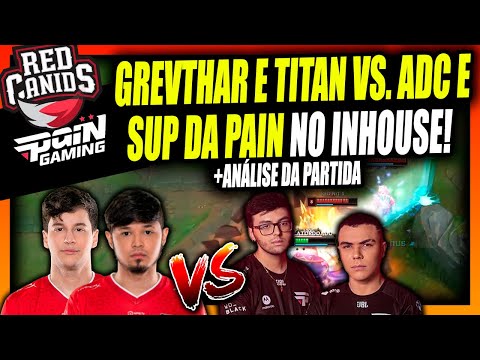 RED GREVTHAR E TITAN vs. PAIN TRIGO E DAMAGE NO INHOUSE + ANÁLISE DA PARTIDA!