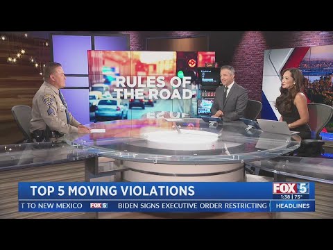 Rules of the Road: Top 5 Moving Violations