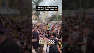 MUITO OBRIGADO POR TUDO SÃO PAULO! AMANHÃ É 14 E 14000 NAS URNAS 🔥