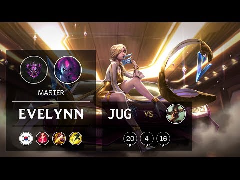 Evelynn Jungle vs Nidalee - KR Master Patch 9.17