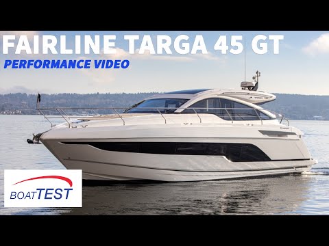 Fairline Targa 45 GT (2021) - Test Video by BoatTEST.com
