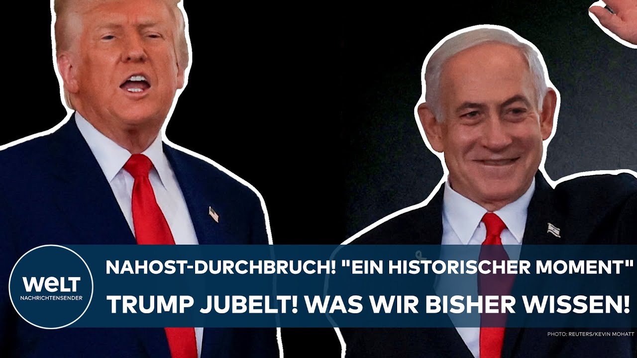 KRIEG IN NAHOST: "Ein historischer Moment!" Trump jubelt über Durchbruch! Was wir bisher wissen!