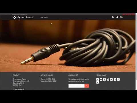 Dynamicweb 2 Minute Topic: Integration to AX