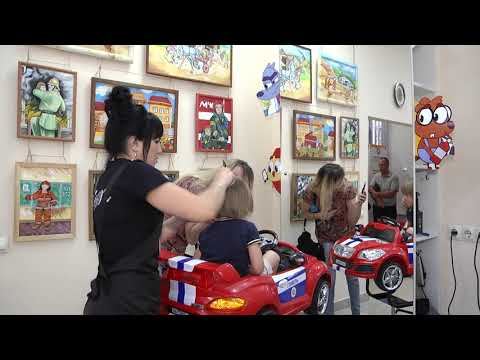 У Гомелі адкрылася першая іміджавая парыкмахерская "101" видео