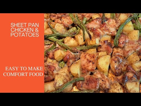 Sheet Pan Chicken & Potatoes #chicken