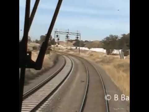 Rare footage of railway line buckling due to high heat