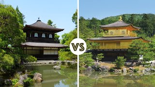 Kyoto&#39;s Golden Kinkakuji vs Silver Ginkakuji ★ ONLY in JAPAN