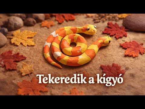🐍 Tekeredik a kígyó | Magyar gyerekdal | Vidám körjáték dal