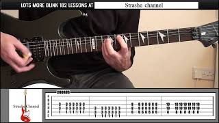 Blink 182 - Degenerate Performances & Jam Track best guitar lessons tabs