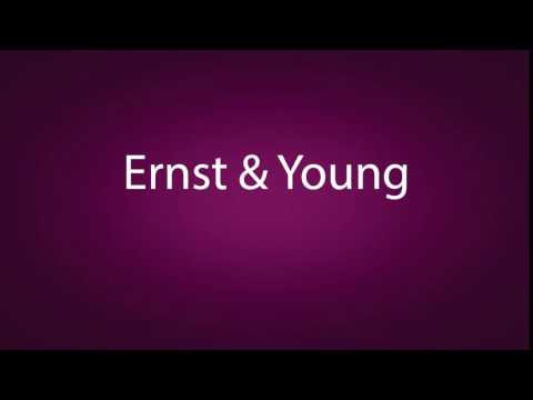 How to pronounce Ernst & Young