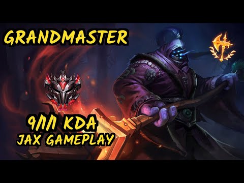 shaaarkY (JAX) vs YORICK - 9/1/1 KDA TOP GAMEPLAY - EUW Ranked GRANDMASTER