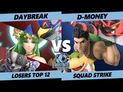 Frostbite 2020 SSBU Losers Top 12 - Daybreak Vs. D-Money - Smash Ultimate Squad Strike - SSBU