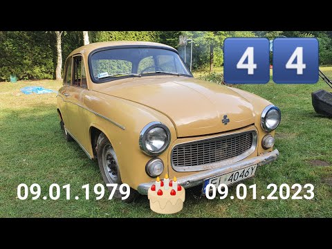 My FSM Syrena 105L '79, first start after 10 years and test drive