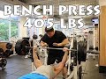 Attemping a new bench press PR 405 lbs