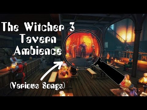 The Witcher 3 - The Kingfisher Inn Ambience (1 Hour)