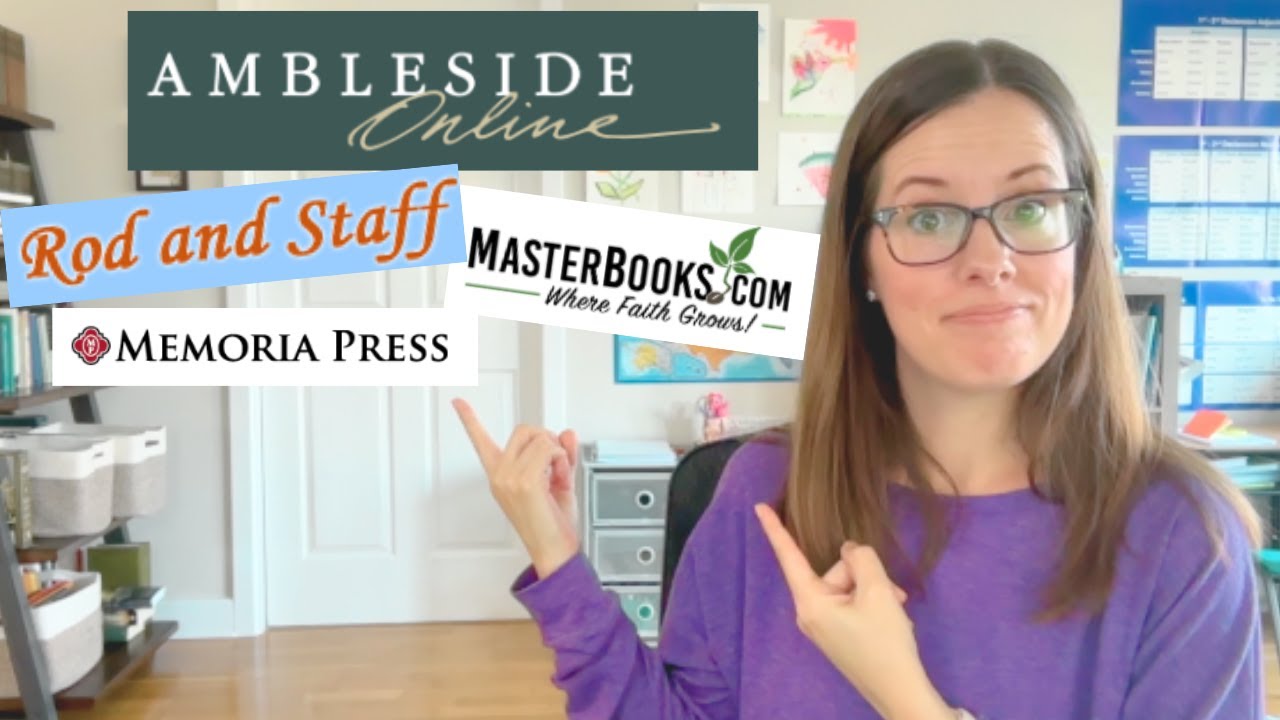 Christian Homeschool Curriculum | Charlotte Mason | Rod & Staff, MasterBooks, Memoria Press