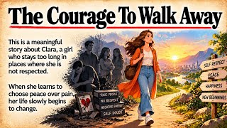 The Courage To Walk Away | A Meaningful Story About Self-Respect And Peace | Improve Your English ✅