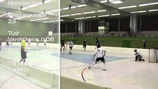 preview picture of video 'RL NW Tus Vahrenwald 08 vs TB Uphusen Vikings (Floorball)'