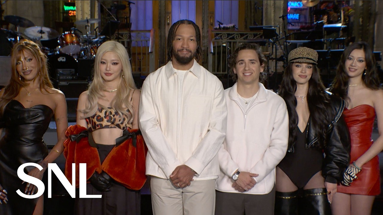 Jalen Brunson and KATSEYE Are Locked In for SNL's Season 52 Premiere - YouTube