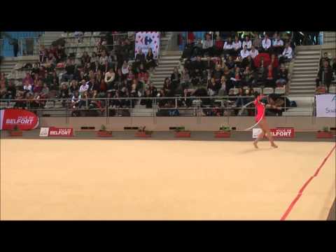 Goavec Laurie-Anne Cerceau Championnat de France Nationale B Junior Belfort 2014