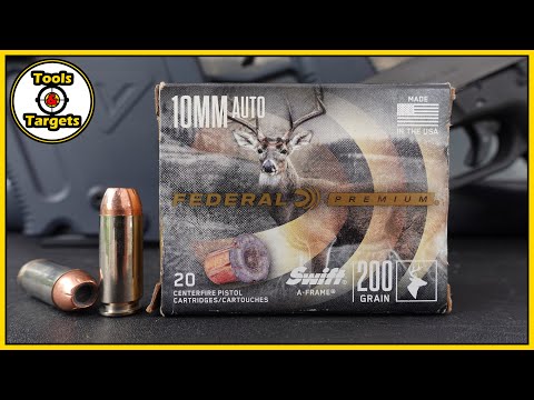 Can A-Frame Bring The A-Game?...10MM Federal Premium Swift A-Frame AMMO Ballistic Gel Test!