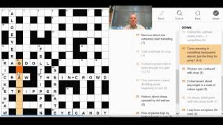 Solving the Times Crossword on 22nd September