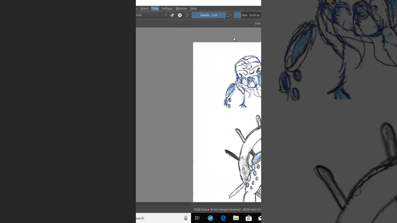 How to Create a Transparent Background #krita #art #drawing #sketch #gamedev #howto