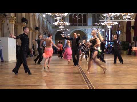 Vienna Dance Concourse 2017 - Senior II Latin Quarter Final Chacha WDSF Vienna 2017 09 April Sunday