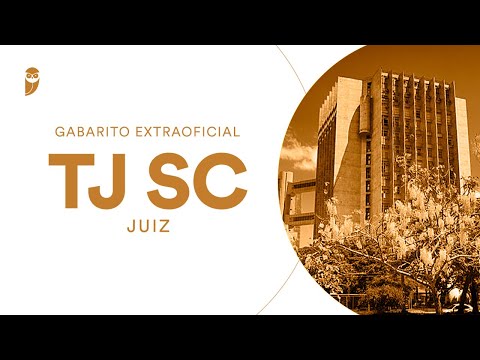 Gabarito Extraoficial: TJ SC (Juiz)