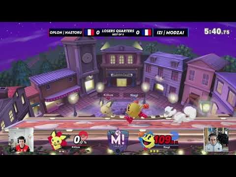 M! Temps - Oplon | NaetorU (Pichu) vs. IZI | MoDzai (Pac-Man) - Losers Quarters