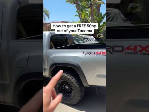 How to get FREE horsepower #toyota #tacoma