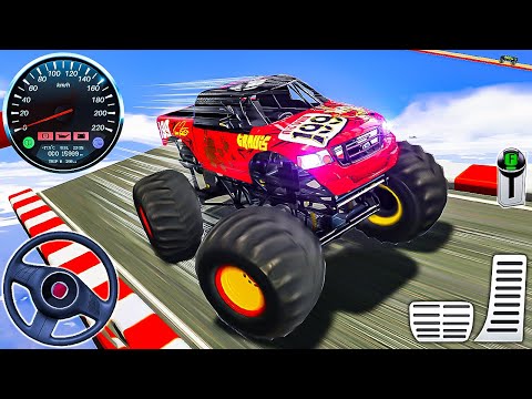 Monster Truck Mega Ramp Extreme Racing - US Monster Truck Driving 3D - Android Gameplay 2024