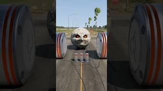 Download lagu Colourful Capsule Buses vs Hydraulic Crush - BeamNG.drive #shorts #beamngdrive #bus mp3