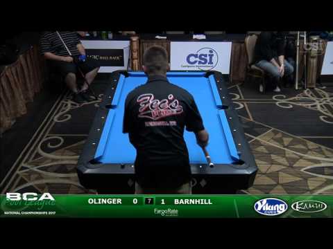 2017 BCAPL Nationals - 9-Ball Challenge: Olinger vs Barnhill