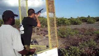 preview picture of video 'Sporting Clays w/ 12ga Pump Action Shotgun in Jamaica'