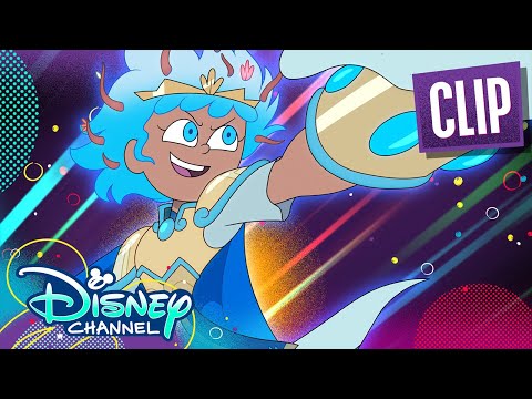 The Most Anime Battle | Amphibia | Disney Channel Animation