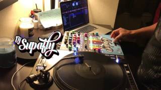 Bruno Mars - REMIX / MASHUP 24k Magic, Jackson 5 & Bee Gees DJ Supafly Live using Turntable 🎼🎵🔊❤