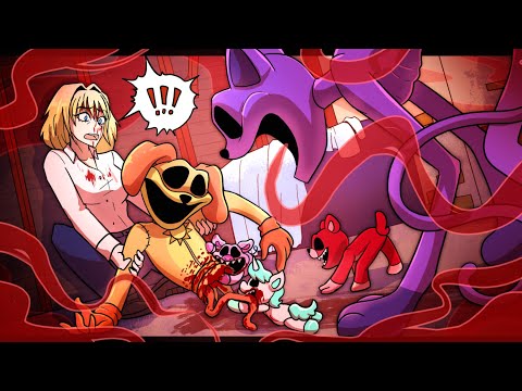 Poppy's Angel's Rescues DogDay X CatNap From The Prototype┃Poppy Playtime Chapter 4┃Animation