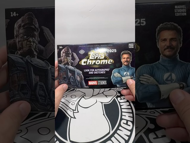 Vídeo relacionado con 2025 Topps Marvel, Estudios Cromado, Sellado de fábrica, Caja de Valor