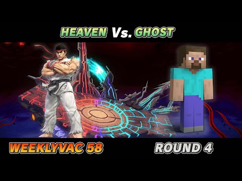 WeeklyVac 58 - SSBU - Heaven (Ryu, Ken) vs Ghost (Steve)