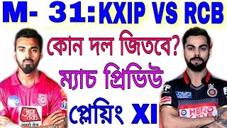 IPL 2020: RCB VS KXIP Playing 11 || Match Predictions || Weather and Pitch Report || Go Sport
