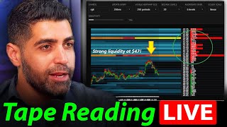 How Level 2 Tape Reading works in Trading (explained with Live Trades)