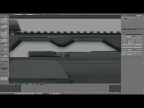 Blender 2.6 G36C Speed / Timelapse Modeling