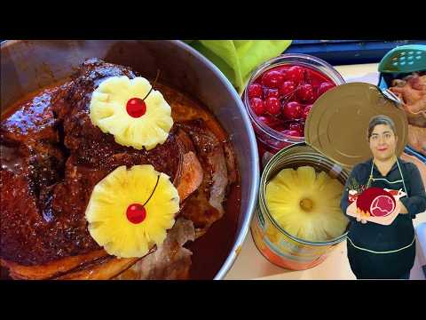 Así Se Hace el Jamón Glaseado Más Fácil y Delicioso (Paso a Paso)